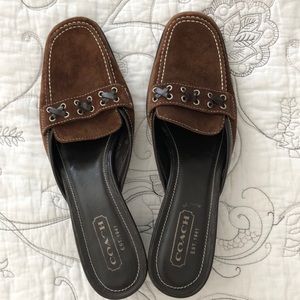 Coach Suede Slip On Shoes - image 1